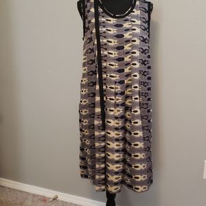 Johnny Was Biya Silk Dress - knee length